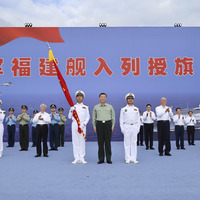 CHINA-HAINAN-SANYA-XI JINPING-FUJIAN AIRCRAFT CARRIER-COMMISSIONING (CN)