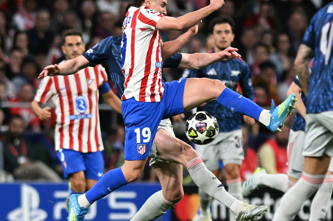 (SP)SPAIN-MADRID-FOOTBALL-UEFA CHAMPIONS LEAGUE-ATLETICO MADRID VS ARSENAL