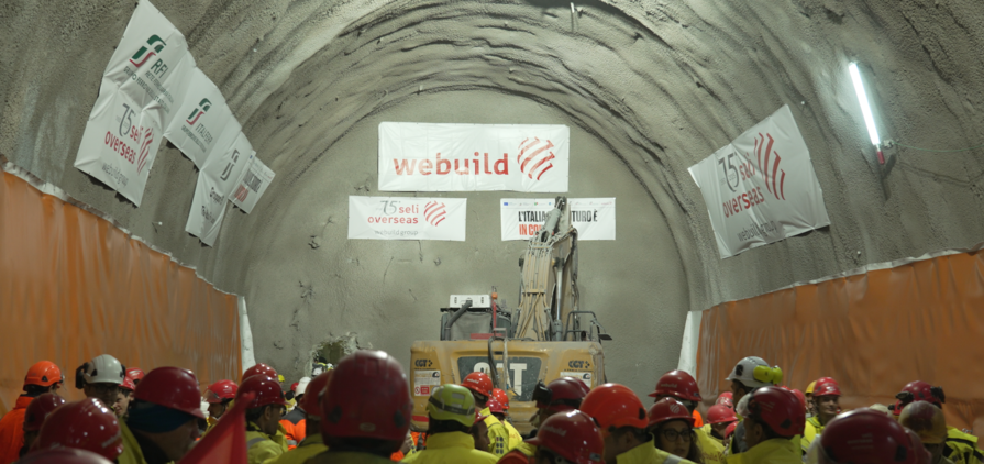 The breakthrough on Saint Barbara’s day at the Castagnola–Vallemme section of the Valico Tunnel
