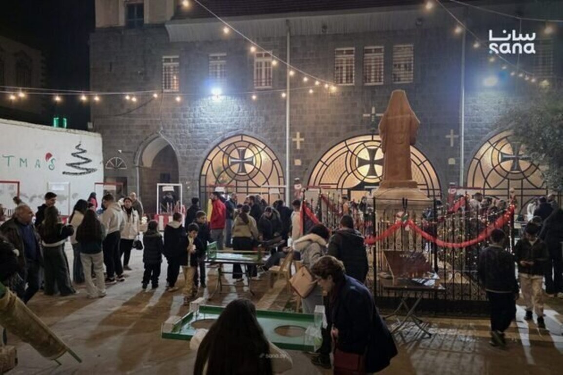Homs hosts Winter Wishes Christmas fair at the Orthodox Cathedral