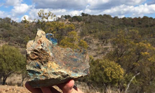  Rock chip from Aus Tin's recent sampling.