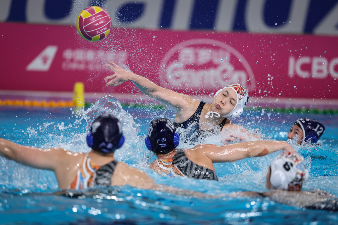 (SP)CHINA-15TH NATIONAL GAMES-WATER POLO-WOMEN'S BRONZE MEDAL MATCH (CN)