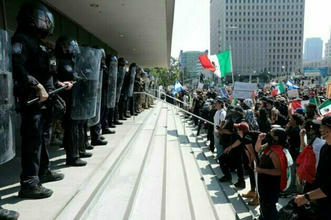 Trump orders Marines to Los Angeles as protests escalate over immigration raids, demonstrating the president's power to deploy troops on US soil