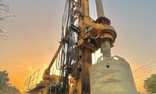  The Bauer rig being used to drill the largest monopiles ever installed in India by Bauer Engineering India Private Limited