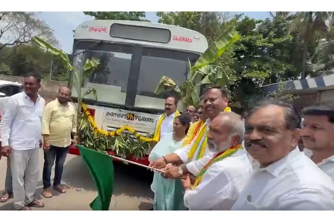 Andhra Transport Minister inaugurates EV charging station in Gajuwaka, announces 3,000 electric buses for APSRTC