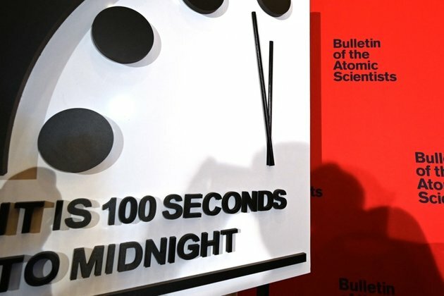 Hands of Doomsday Clock Stay Fixed at 100 Seconds to Midnight