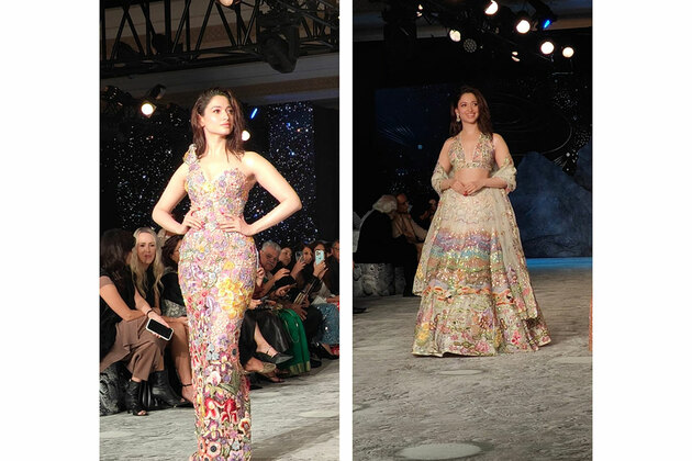 ICW 2025: Tamannaah Bhatia serves 2 stunning looks at Rahul Mishra's opening show, strikes balance between modern wear, Indian traditional clothing