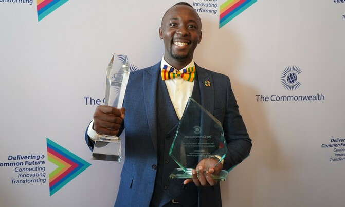 Ugandan named Commonwealth Young Person of the Year Ugandan named Commonwealth Young Person of the Year