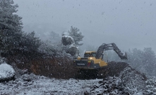 Work on the drill pad at Kizilcukur has continued over winter at the 1,000m-altitude site