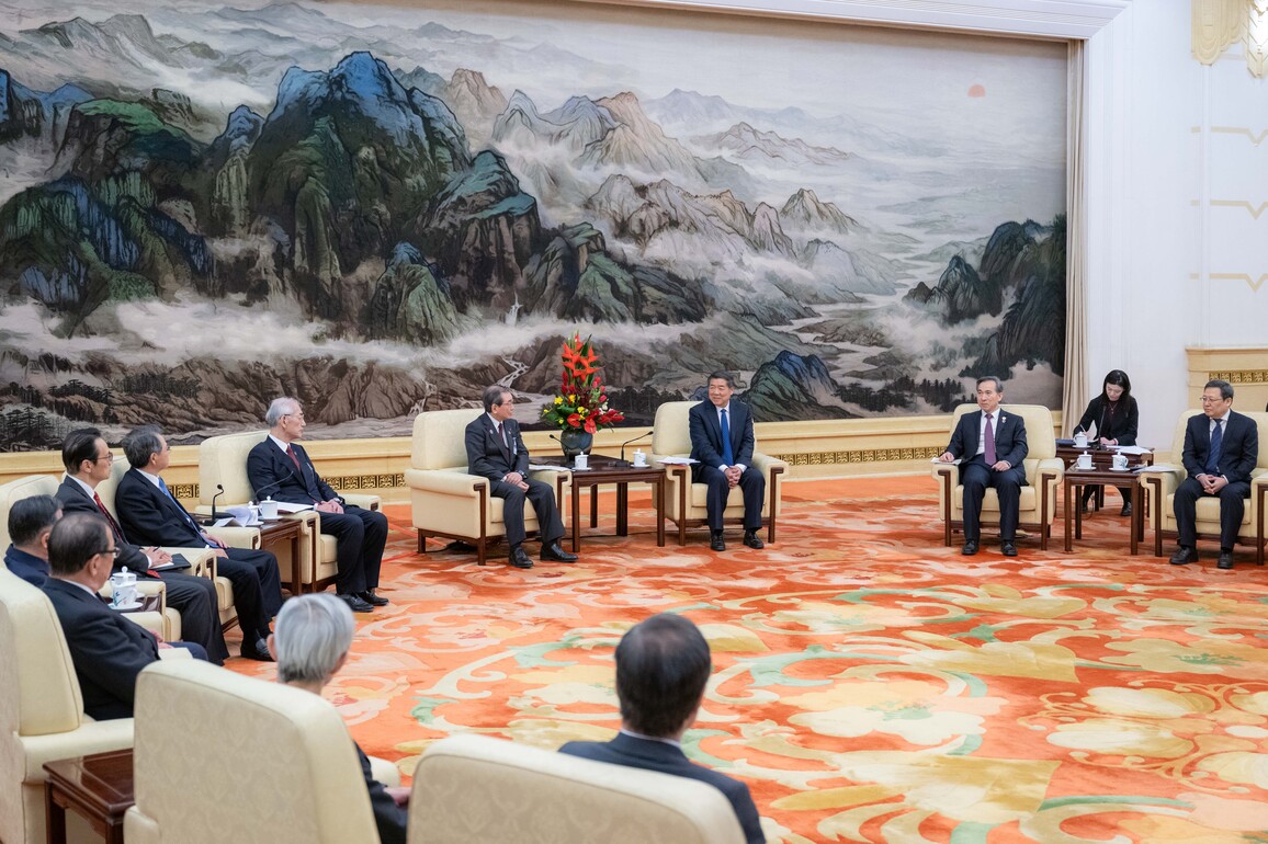 CHINA-BEIJING-HE LIFENG-JAPANESE BUSINESS DELEGATION-MEETING (CN)