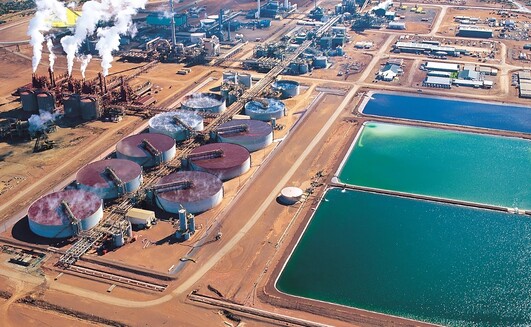 Glencore's Murrin Murrin nickel and cobalt operation in Western Australia.