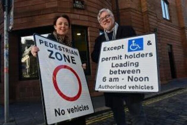 Hill Street, Belfast to be pedestrianised from Thursday 4 December