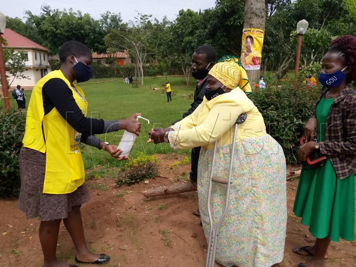 SOPs were followed as NRM voted SIG MPs in Mpigi. Photo/Paddy Bukenya