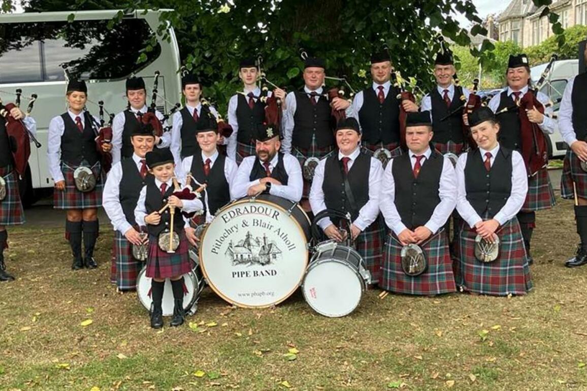 Perthshire pipe band secures vital grant funding