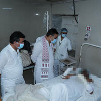 Rajasthan CM visits injured at Jodhpur hospital after Jaisalmer bus fire tragedy