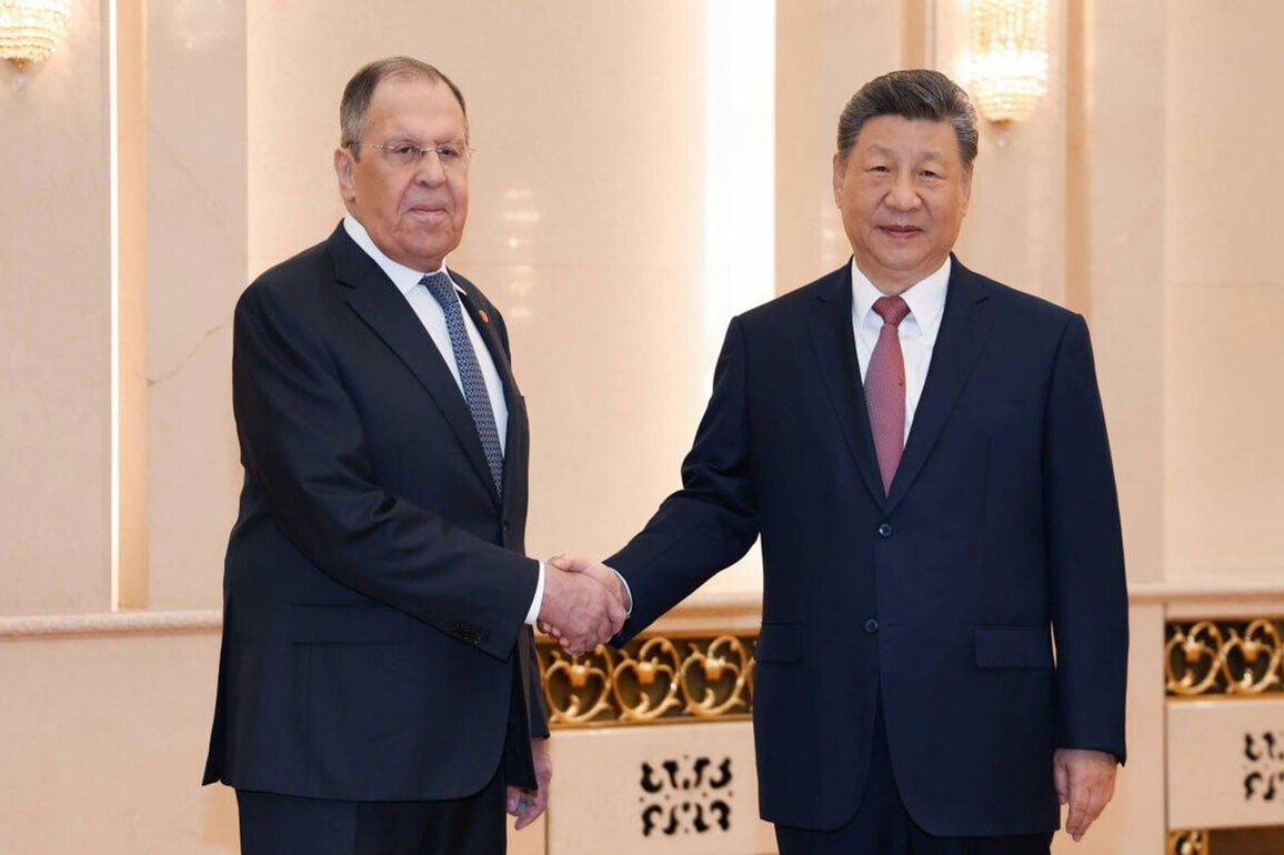 "International situation aggravated by Western colleagues," says Russian FM Lavrov in meeting with Xi Jinping