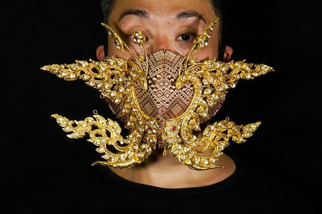 Masks Hold Images of Pandemic, Hong Kong Protests