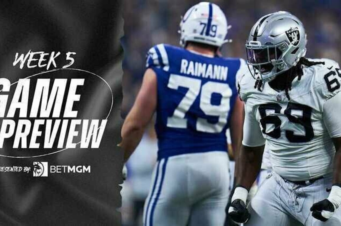 Game Preview: Raiders set their sights on the Indianapolis Colts