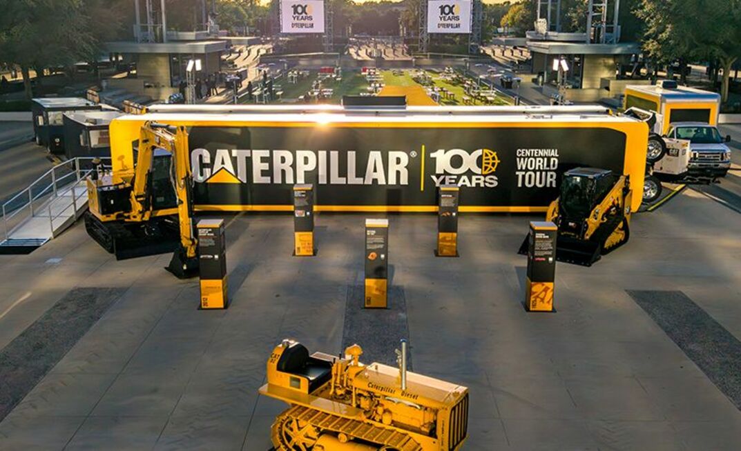 Caterpillar is celebrating its centenary in 2025 with activities that include a Centennial World Tour  
