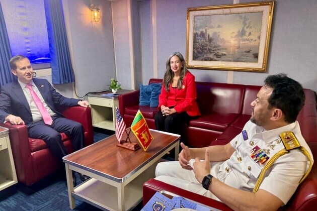 US Special Envoy Sergio Gor reviews strategic naval assets