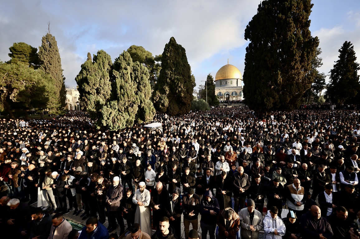 MIDEAST-JERUSALEM-EID AL-FITR