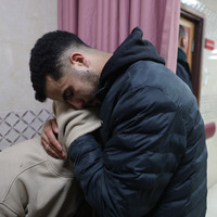 MIDEAST-WEST BANK-NABLUS-HOSPITAL-MOURNING