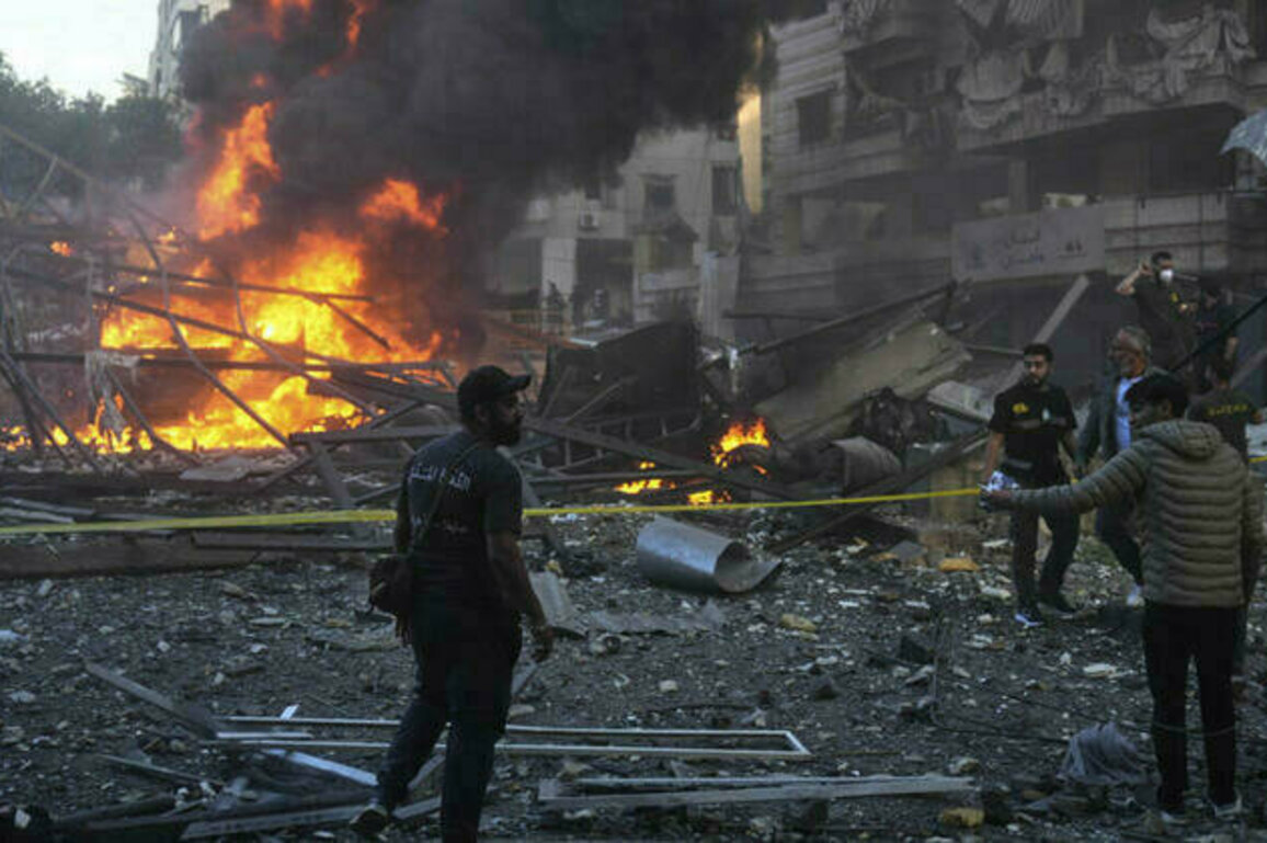 Israel strikes south Beirut for third time since ceasefire began