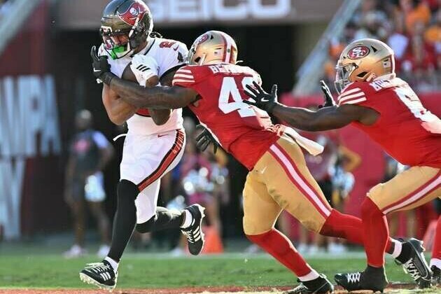 Bucs' Emeka Egbuka (hamstring) makes early exit in win over 49ers