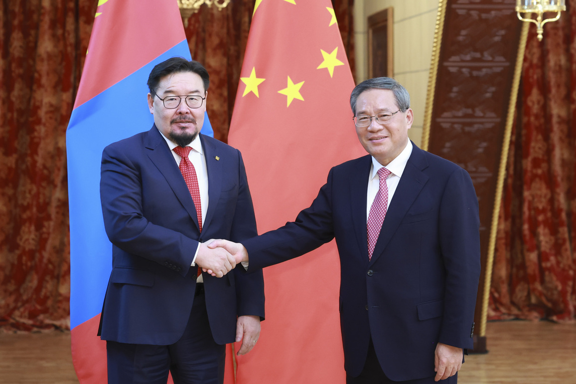 RUSSIA-MOSCOW-CHINA-LI QIANG-MONGOLIA-PM-MEETING