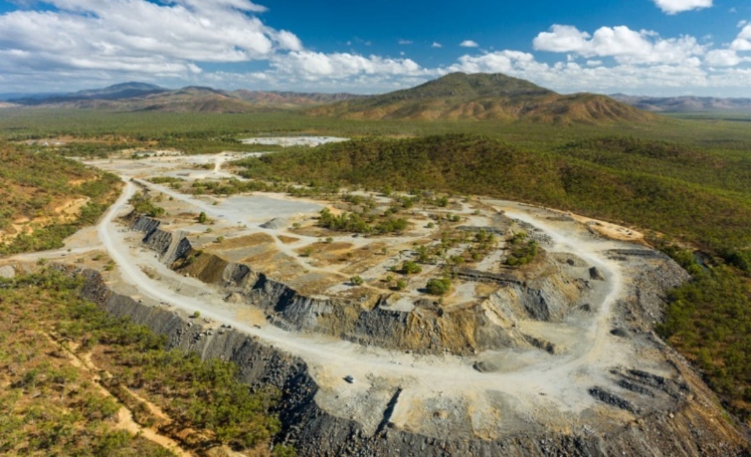 Mineralised stockpiles at Mt Carbine. Photo courtesy EQ Resources