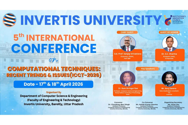ICCT-2026: Invertis University Hosts Conversations on AI, Data Science, and the Future of Computing