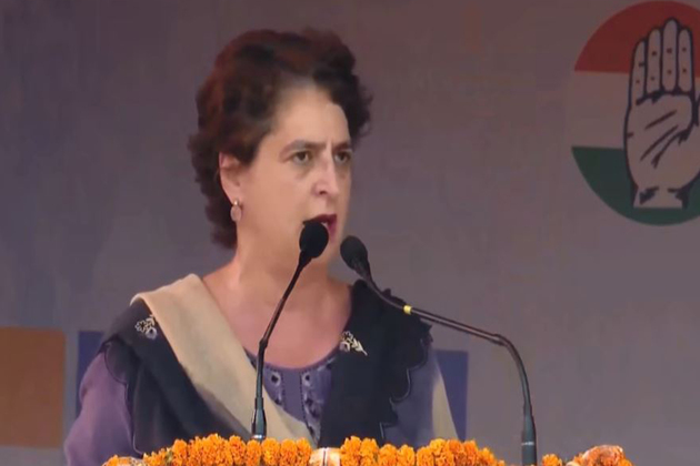 Congress leader Priyanka Gandhi mocks PM Modi, suggets "Ministry of Insults" during public meeting in Bihar