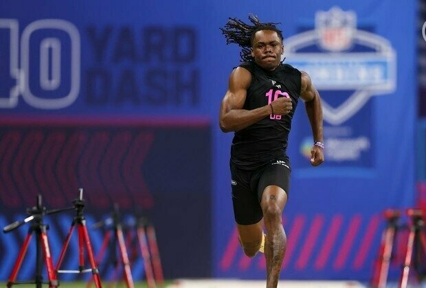 Speed on display at the Combine