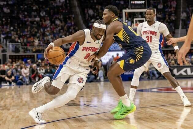 Pistons top Pacers, stretch win streak to double digits