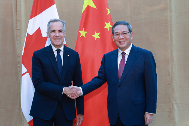 U.S.-NEW YORK-CHINA-LI QIANG-CANADIAN PM-MEETING