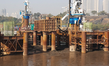  MHWirth’s pile top drill rigs in operation at Mumbai Trans Harbour Link project