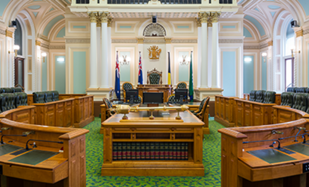 Queensland parliament house.