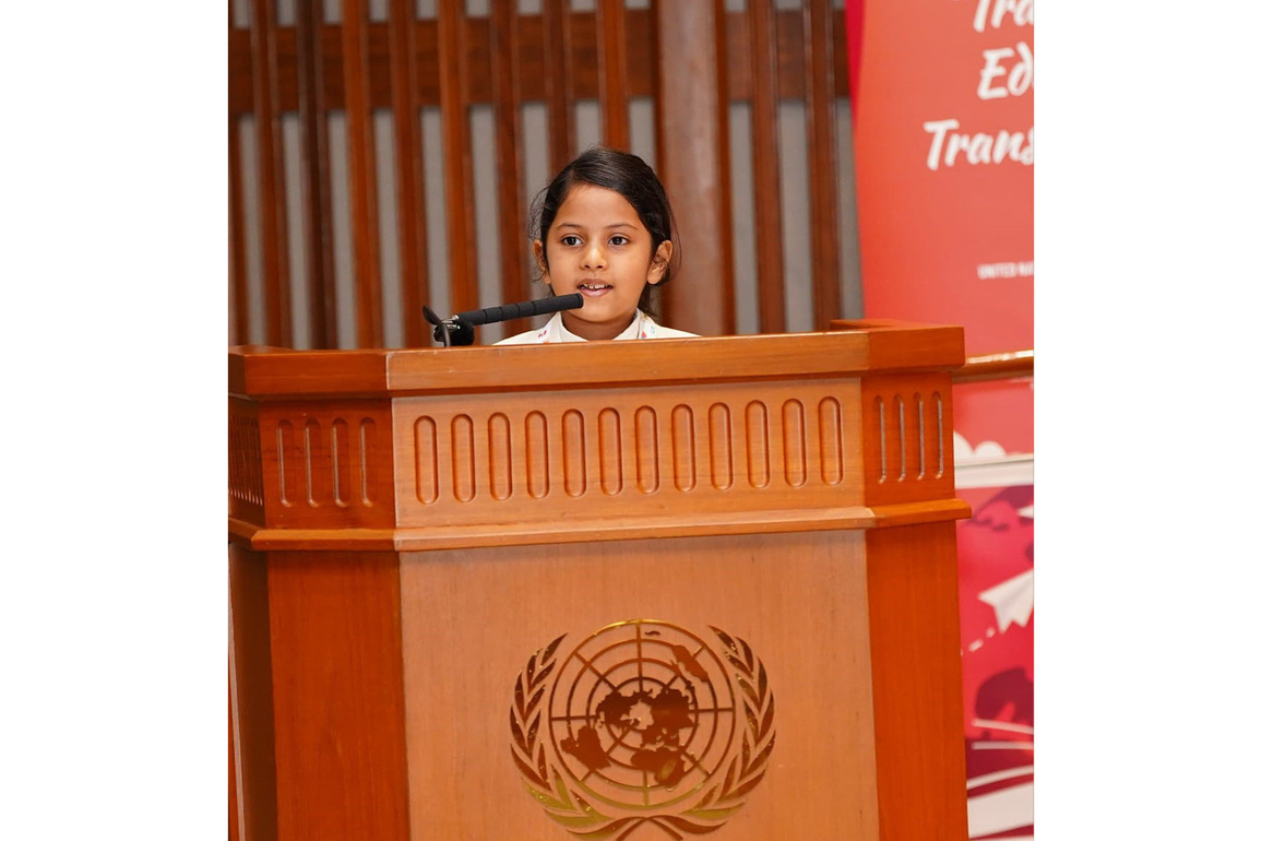 6-Year-Old Roohi Mohazzab Makes History at United Nations Asia-Pacific Headquarters