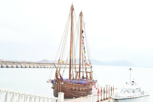 Indian Navy inducts historic ship 'Kaundinya' built using ancient techniques