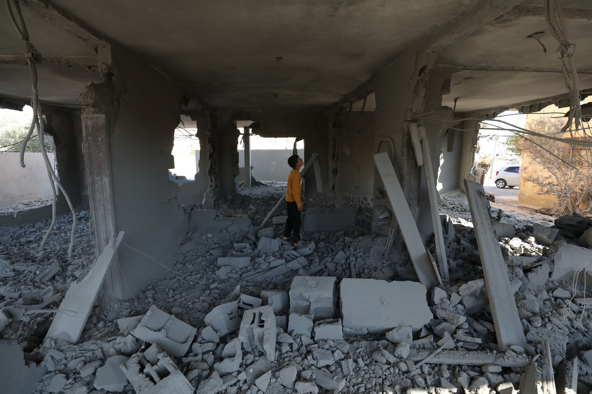 MIDEAST-WEST BANK-TUBAS-DAMAGE