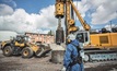  High levels of pollution meant workers were equipped with special suits, shoes and gloves including face and respiratory protection masks on a Bauer job site in Germany