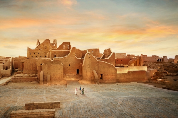Al Diriyah Fort, Riyadh, Saudi Arabia.