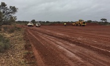 Kin clears the plant site at the Leonora gold project during February 2018