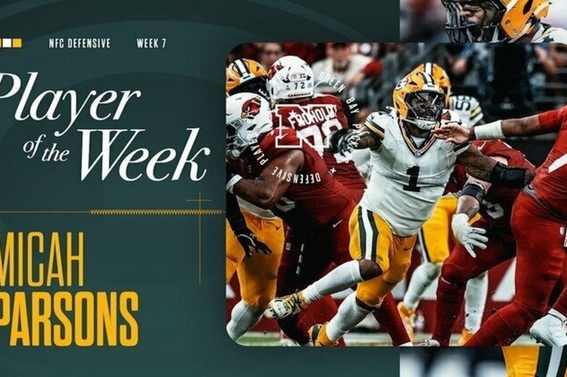 Micah Parsons named NFC Defensive Player of the Week