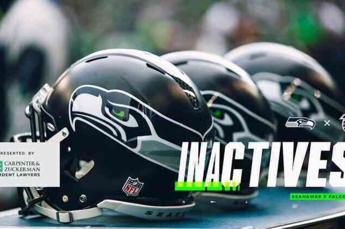 Seahawks at Falcons Week 14 Inactives