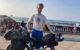 Graduate raises £10,000 for farm and food education charity with 10,000km cycle from India to UK