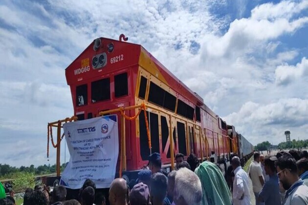 India's first direct commercial container freight train reaches Nepal, opening new chapter in cross-border trade and connectivity