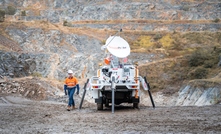 Groundprobe's SSR-Agilis system set up in a pit.