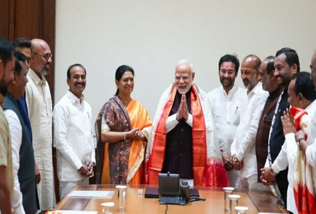 "Party's presence in state growing rapidly": PM Modi meets Telangana BJP MPs, MLAs