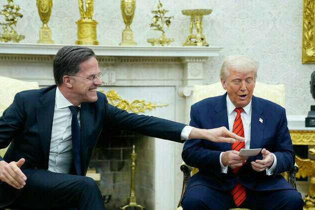 Trump shares fawning private letter from NATO chief